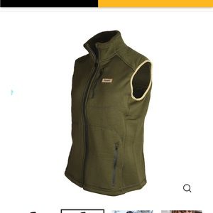 Polartec technical fleece vest - medium